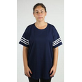 Ladies' Fan Football Jersey with 3 Stripes